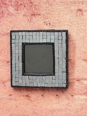 Mini mosaic mirror picture frame